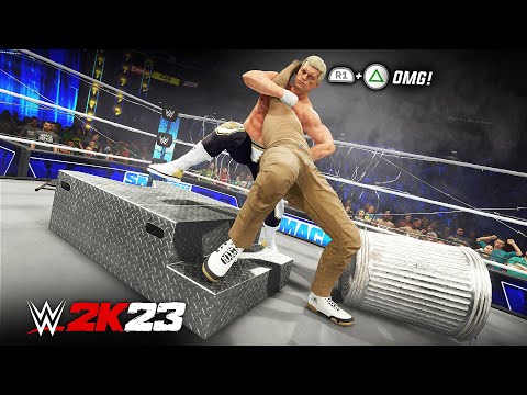 Insane Extreme Moments in WWE2K23 - You Won't Believe!