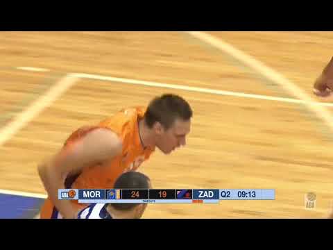 Alley-oop by Pullen and Luković (Mornar - Zadar, 17.11.2019)