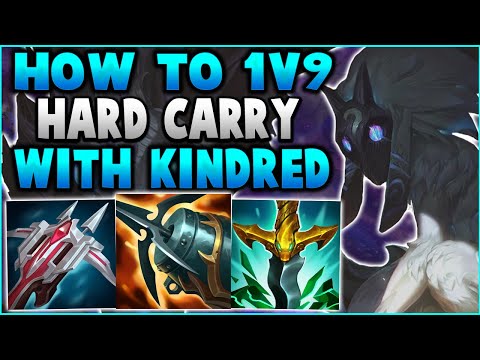 How to 1v9 Hard Carry With Kindred In Season 12! Winning from a massive Early Game Deficit!