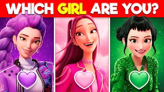 What Type of Girl Are You? 💜 Rumi 🩷 Mira 💚 Zoey Personality Test