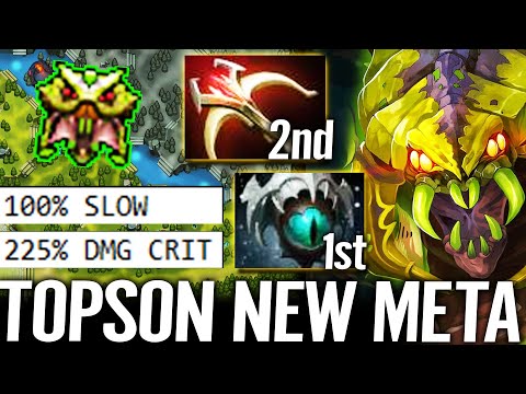 🔥 TOPSON Venomancer MID - WTF New Meta Carry 100% Slow 225% DMG Crit Daedalus EOS Dota 2 Pro Guide