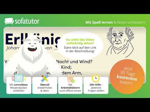 Ballade – Überblick einfach erklärt – Deutsch 7. & 8. Klasse