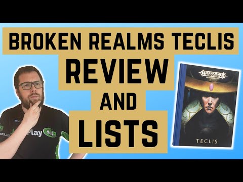 Lumineth Realm-lords Battletome Review & Broken Realms Teclis. LISTS & Book Review