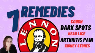 7 Lennon Dutch Medicine Remedies   Treat Winter hands, Pain, and Cough, Dark pigmentation, Head Lice