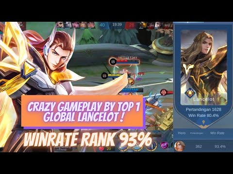 Lancelot Top Global Super Fast Hand🔥🔥 - Infinity Skill by Irrad