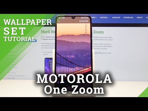 How to Change Wallpaper in Motorola One Zoom – Refresh Screen