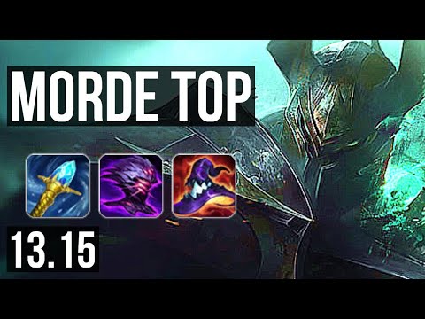 MORDEKAISER vs DRAVEN (TOP) | 8/1/3, 1200+ games, 1.5M mastery, Legendary | EUW Master | 13.15