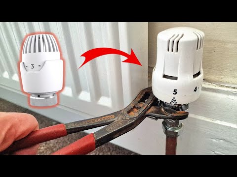 How To Change A Radiator Valve Thermostat Head In 60 Seconds