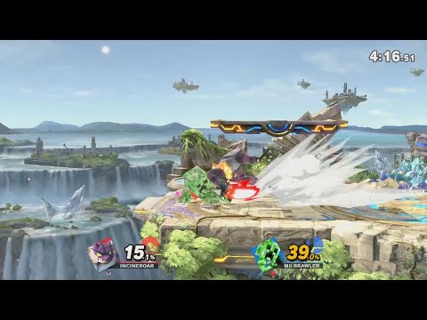 Incineroar sweet spot fsmash is the most satisfying move in Smash Ultimate