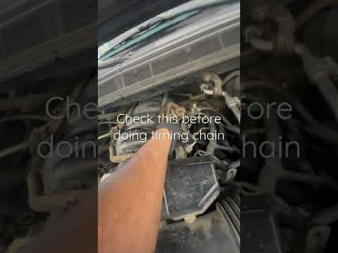 Nissan Titan 5.6L verify this purge valve noise before condemning timing chain