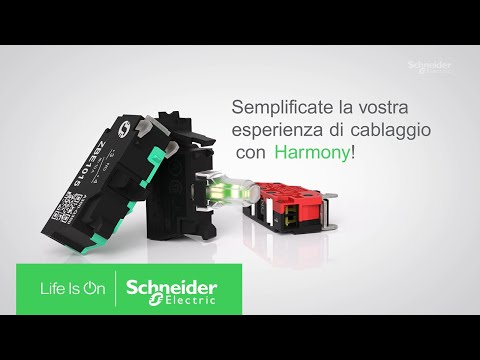 Nuovi contatti push-in Harmony per pulsanteria XB4_ZB4_XB5_ZB5