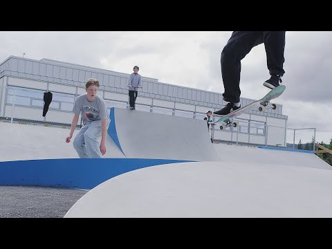 Ny skatebane i Klæbu