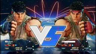 【SF5】 Online Match! from LP4000 to LP 5000 at Japan 【Ryu】　スト5 リュウ対戦動画
