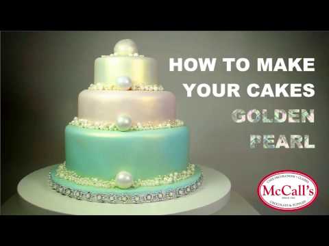 How to make your cakes golden pearl
