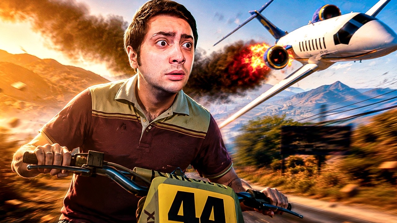 PERSEGUINDO UM AVIÃO! - GRAND THEFT AUTO V - Parte 8