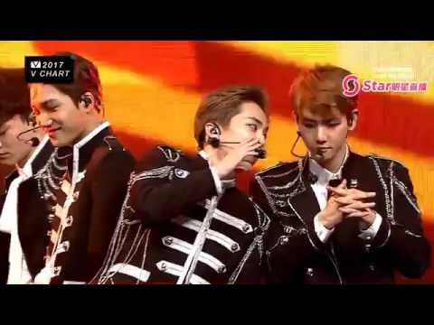 [170408] V5 5th V Chart Awards EXO ( Lotto + Monster )