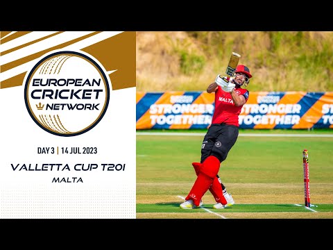 🔴 Valletta Cup T20Is, 2023 | Day 3 | T20 Live International Cricket | European Cricket