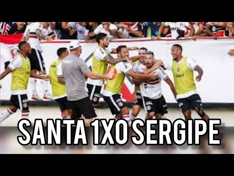 SANTA CRUZ 1X0 SERGIPE - MELHORES MOMENTOS