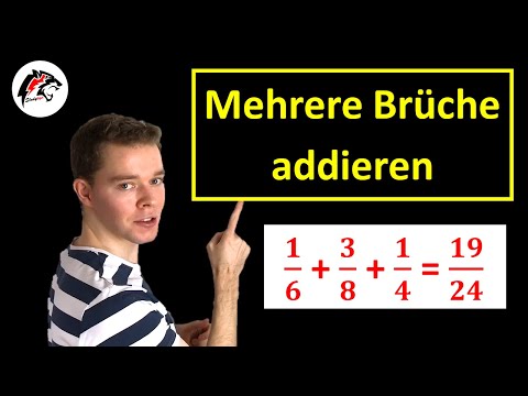 Mehrere Brüche addieren (Gemeinsamer Hauptnenner) | Übungsaufgaben