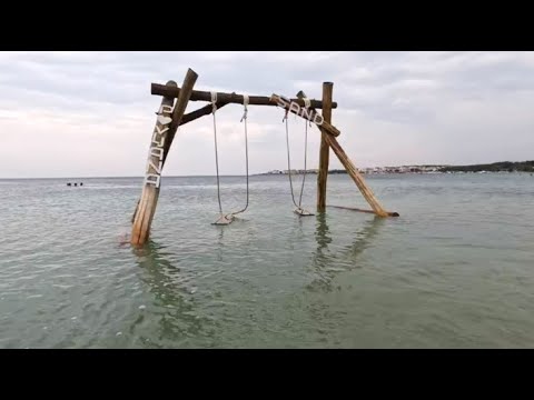 KROATIEN 2023🐟 INSEL PAG - Geheimer Spot / POVLJANA Sandstrand + Abendspaziergang Pag (Teil 2/7)