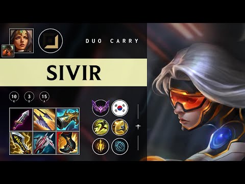 Sivir ADC vs Ezreal - KR Master Patch 25.24