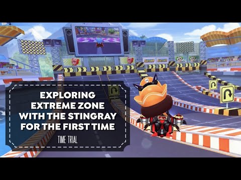 Exploring Extreme Zone with the Stingray for the First Time (KartRider Rush+)