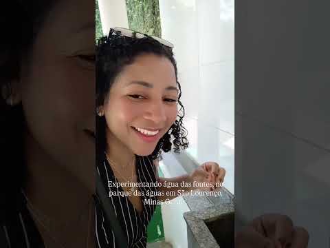Experimentando águas da fonte em São Lourenço, Minas Gerais. #saolorenco #parquedasaguassaolorenco