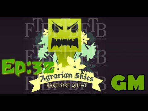 Minecraft Agrarian Skies Ep:32 Titanium Turbine