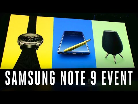 Samsung Galaxy Note 9 event in 11 minutes