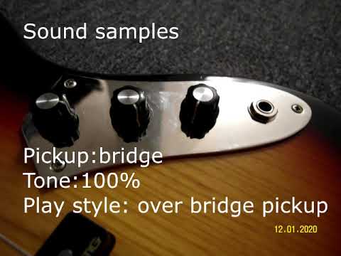 Harley Benton fretless bass upgrade