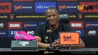 COLETIVA DO TÉCNICO ALEXANDRE SILVA (SPORT 2x0 RETRÔ)