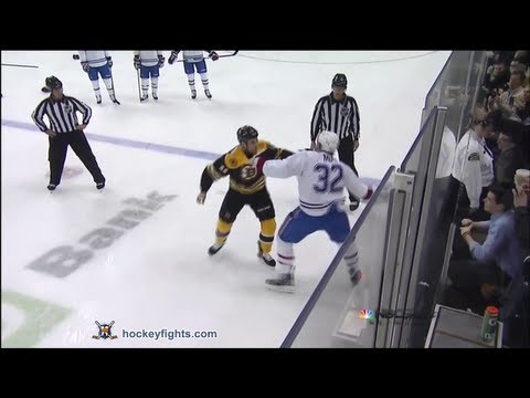 Travis Moen vs Gregory Campbell Mar 27, 2013