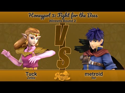 Honeypot 3 - Top 24 - Winner Round 2 - Tuck (Zelda) VS Metroid (Ike)