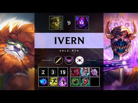 Ivern Mid vs Malzahar - KR Master Patch 25.21