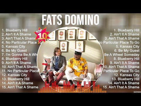 Fats Domino Top Hits Popular Songs   Top 10 Song Collection