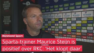 Trainer Steijn blikt vooruit op RKC-Sparta: 'Ik zie beide ploegen als GELIJKWAARDIG'
