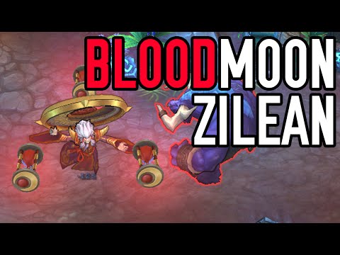 Bloodmoon Zilean Skin Spotlight! (League of legends - LoL Gameplay Preview)