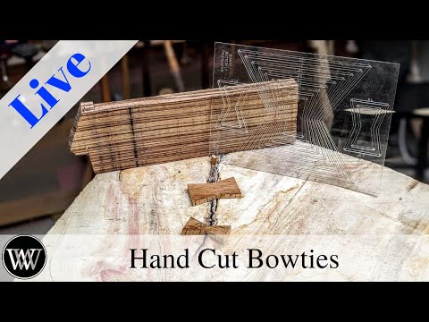How to cut Bowties By Hand | Butterfly Bowtie Dutchman