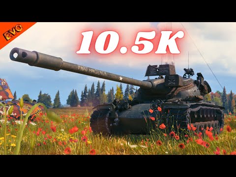 T57 Heavy 10.5K Damage 6 Kills & M-V-Y  10.5K Damage 8 Kills WoT Gameplay