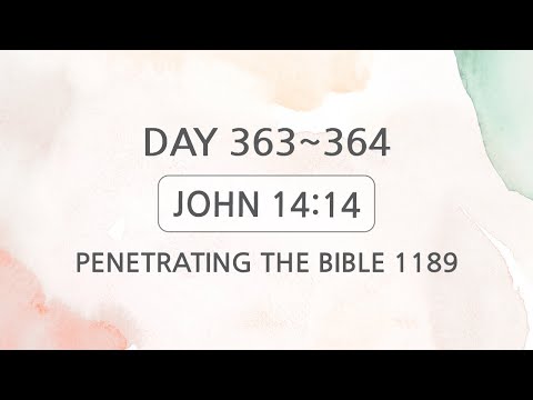 Tefillin [Day 363-364] John 14:14 Repeating verses 50 times