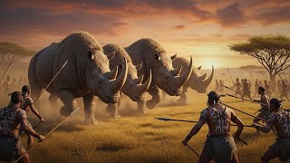 Life Million Years Ago | The Deadly Encounters of Humans with Prehistoric Rhinos