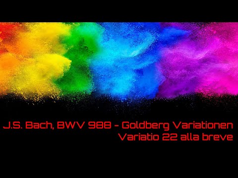J.S. Bach - Goldberg Variationen BWV 988 - Variatio 22 alla breve (Synthesized)