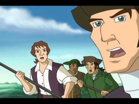 Liberty's Kids 106 - The Shot Heard 'Round the World | History Cartoons for Kids