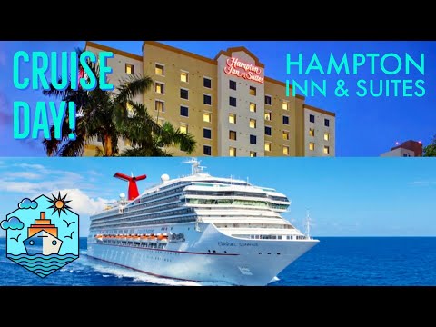 Cruise Day! Hampton Inn & Suites Miami Airport #carnivalcruise #carnivalsunrise #hamptoninn #miami