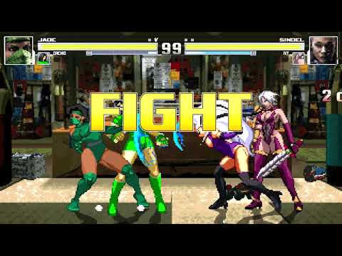 (MUGEN Fight Request #30) Jade & Orchid Vs. Sindel & Ivy