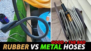 METAL Garden Hose VS Rubber Garden House Differences - Good & The BAD of Each Garden Hoses