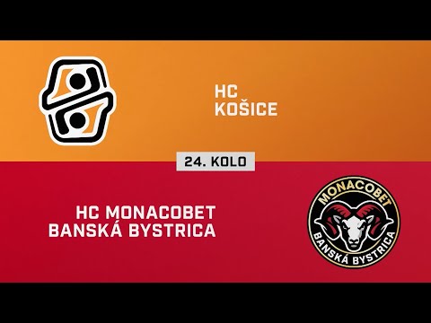24. kolo: HC Košice – HC MONACObet Banská Bystrica 2:3 (HIGHLIGHTY)