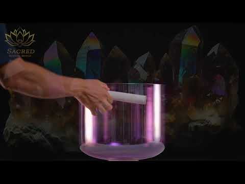 137 Hz Crystal Singing Bowl Meditation | Lavender Lotus Sound Journey