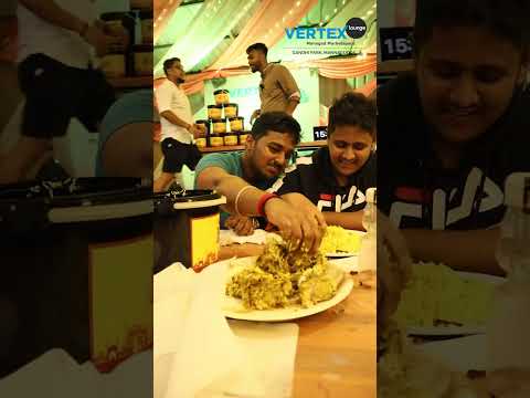 Tandoor Bucket Biriyani Challenge at Vertex Lounge