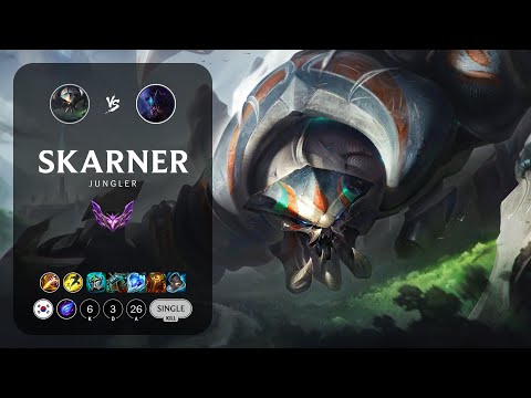 Skarner Jungle vs Rek'Sai - KR Master Patch 14.7
